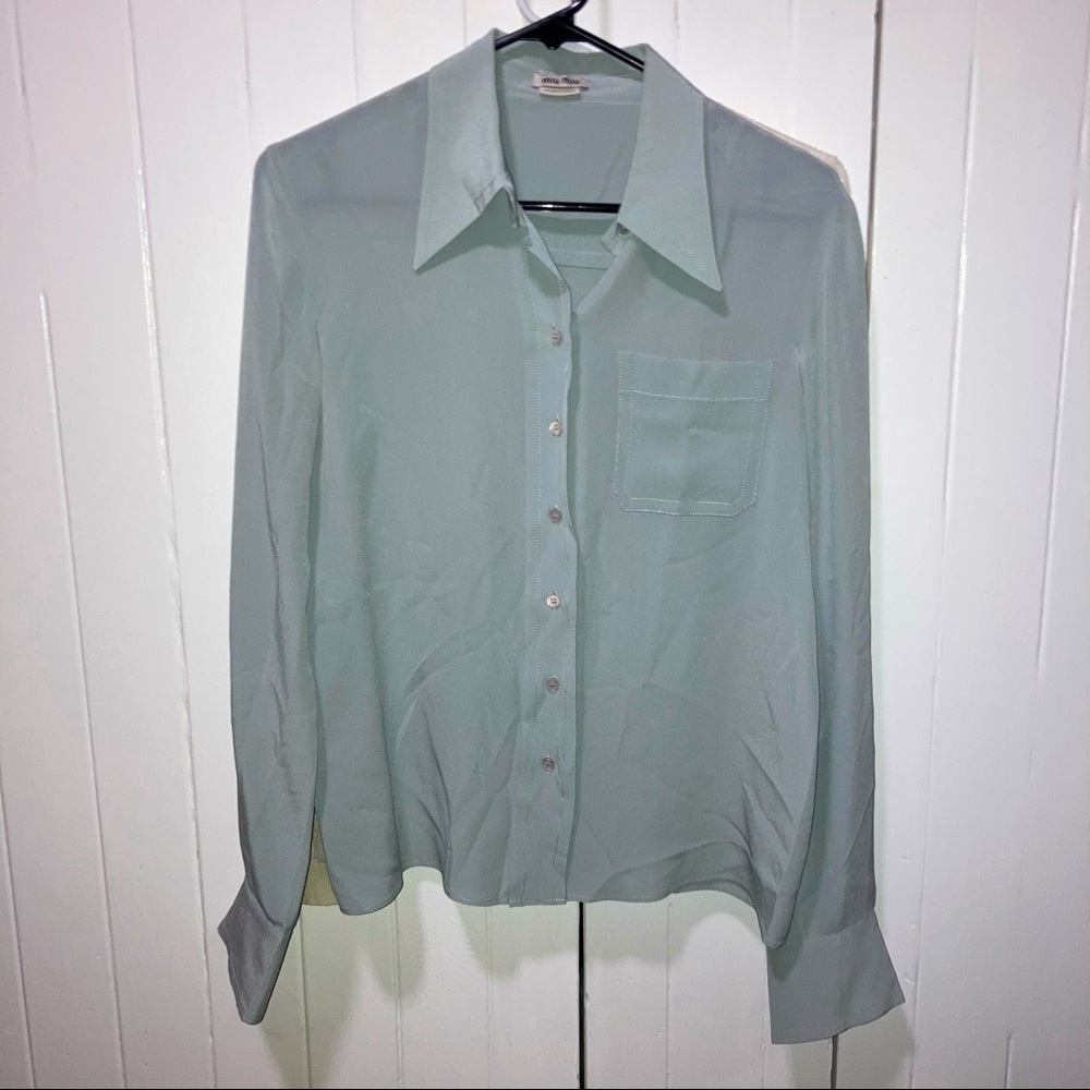 Miu Miu Silk Blouse